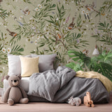 Playful Robins – Green