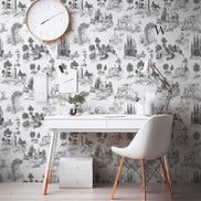 Toile De Jouy Black
