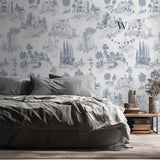 Toile De Jouy Blue