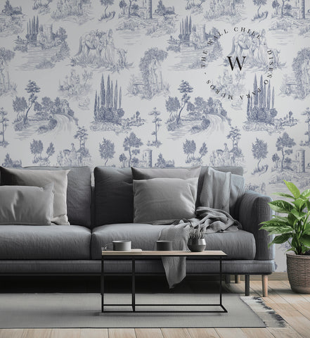 Toile De Jouy Blue