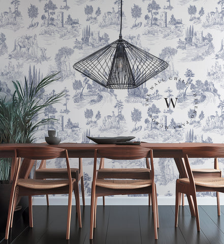 Toile De Jouy Blue