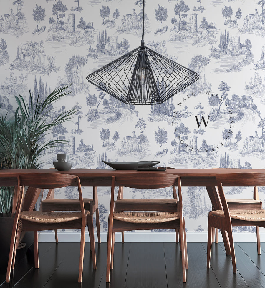 Toile De Jouy Blue