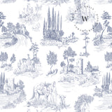 Toile De Jouy Blue
