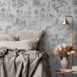 Toile De Jouy Grey