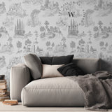 Toile De Jouy Grey