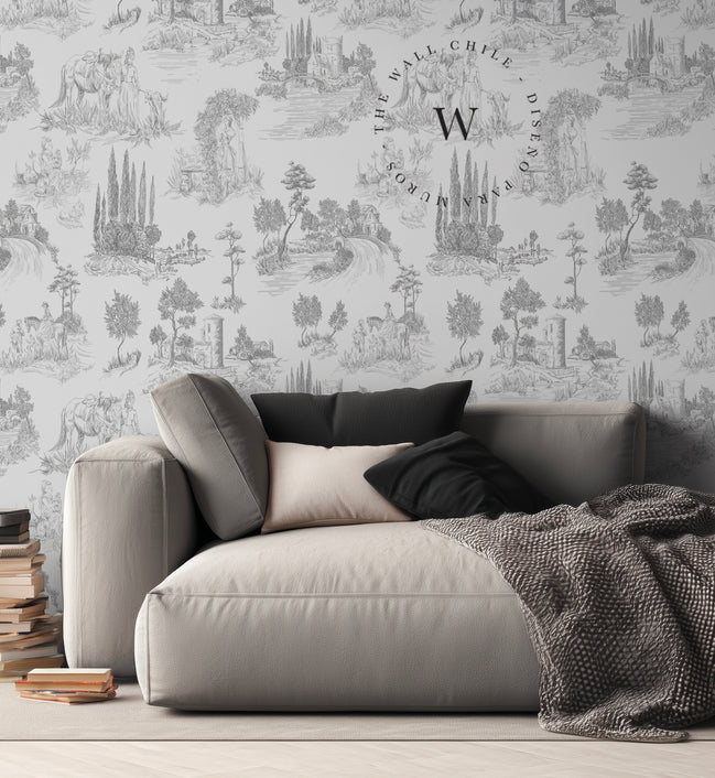 Toile De Jouy Grey
