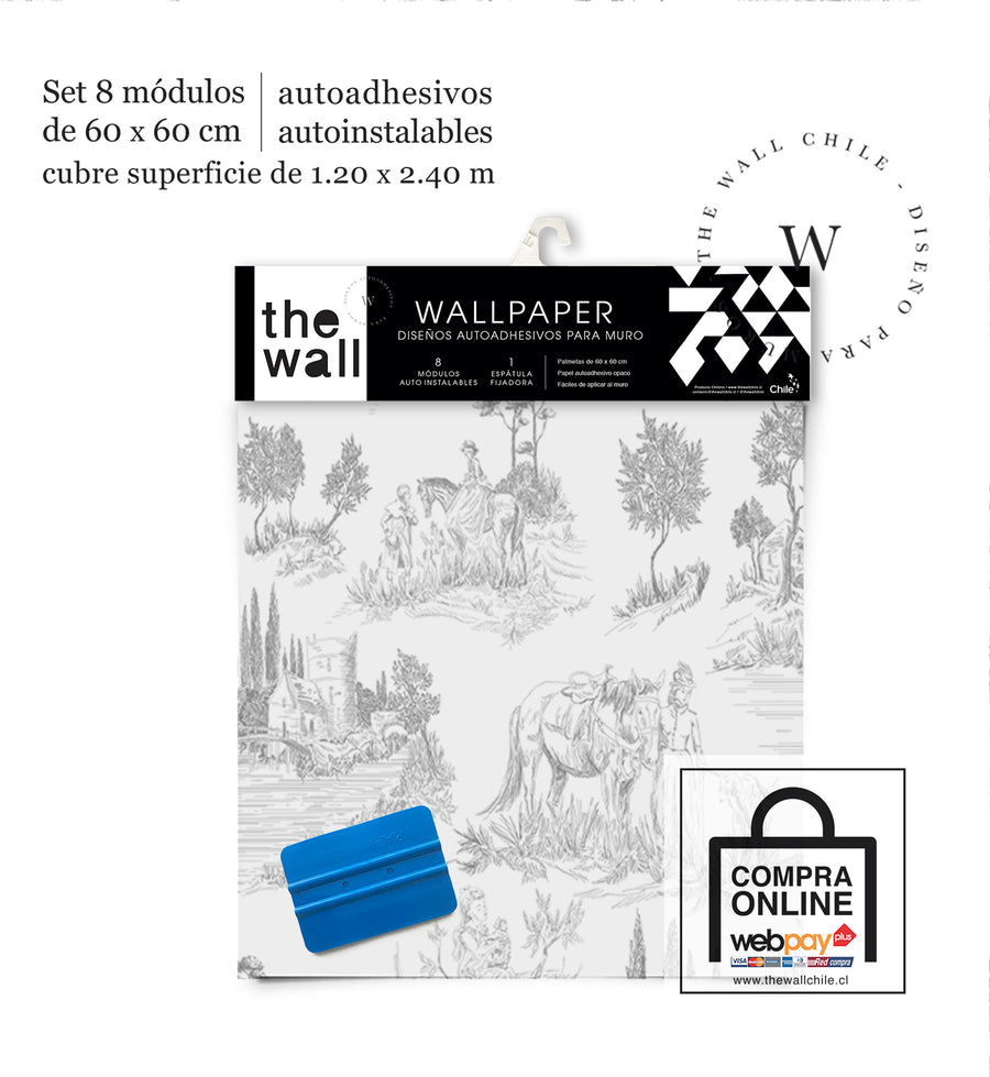 Toile De Jouy Grey