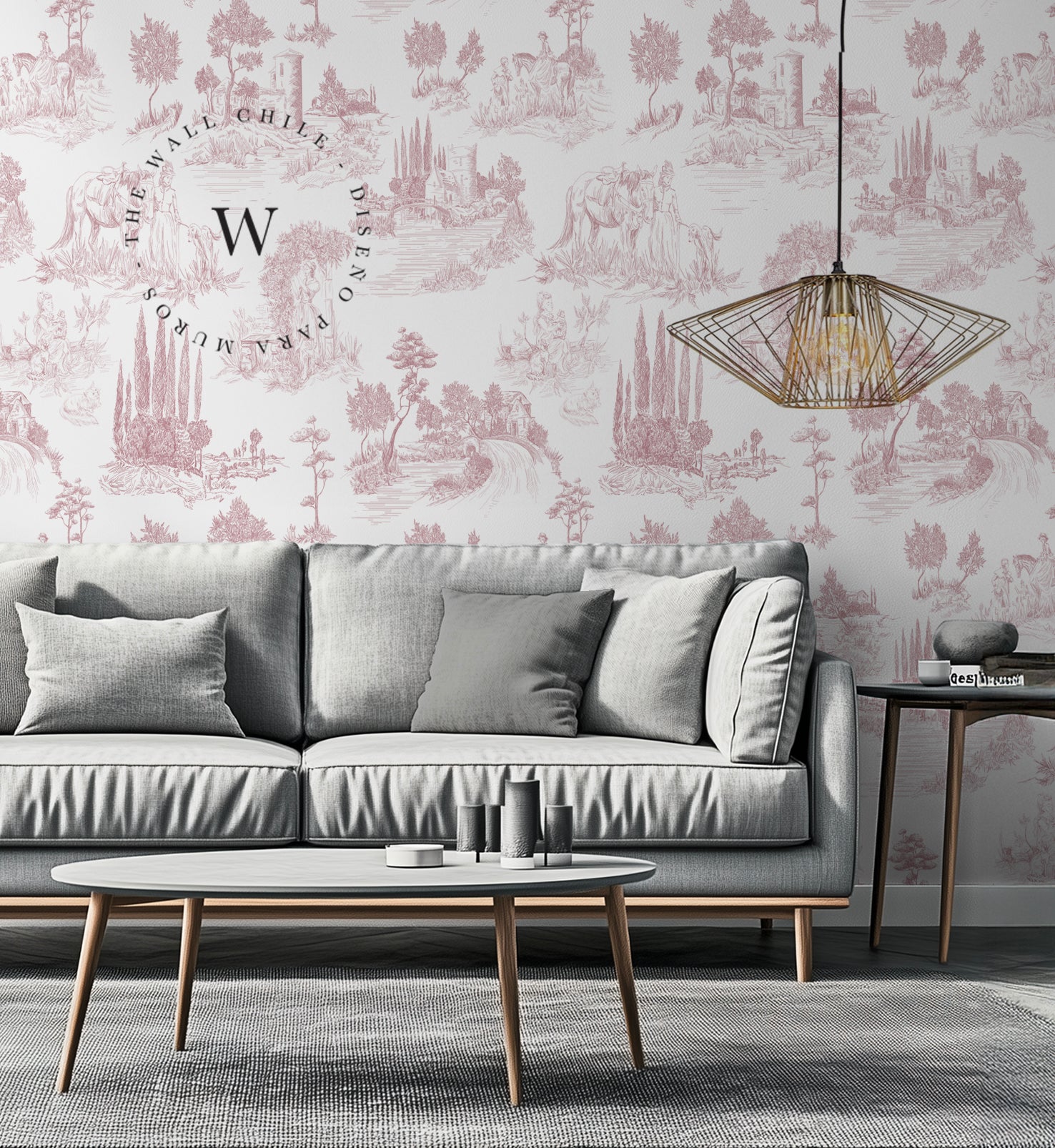 Toile De Jouy Red