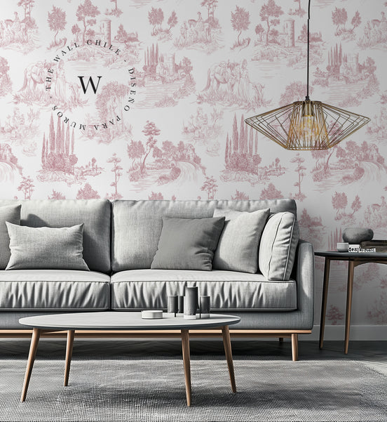 Toile De Jouy Red