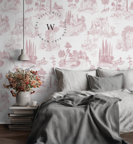 Toile De Jouy Red