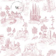 Toile De Jouy Red