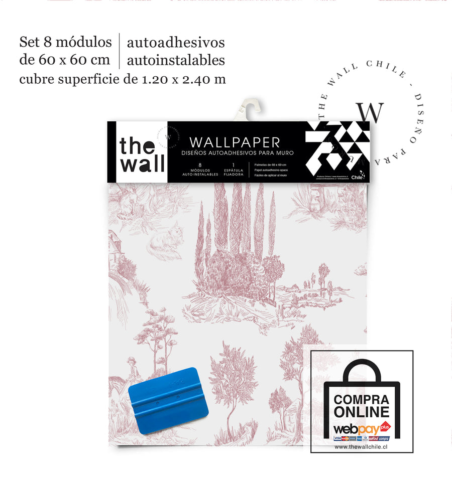 Toile De Jouy Red