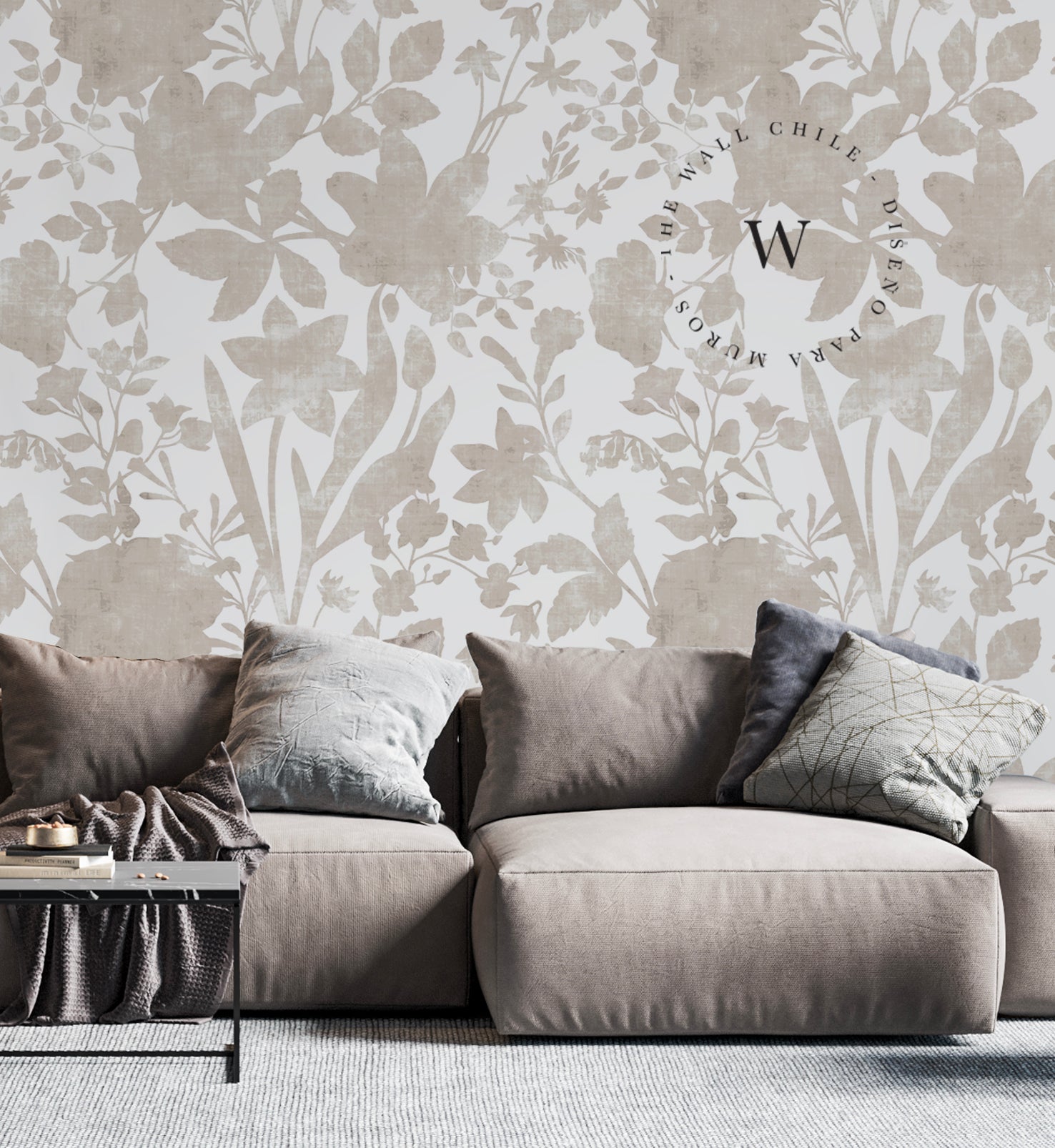 Vintage Flower Beige