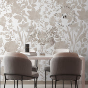 Vintage Flower Beige