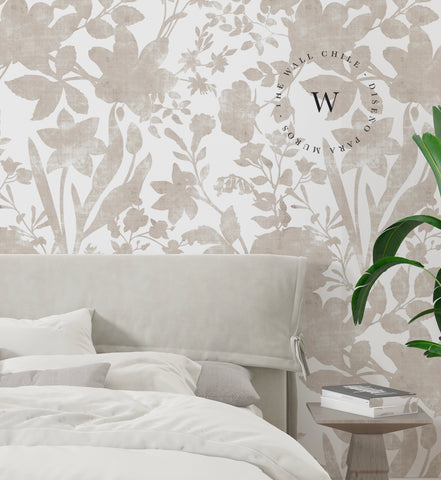 Vintage Flower Beige