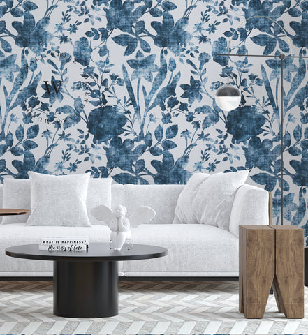 Vintage Flower Blue