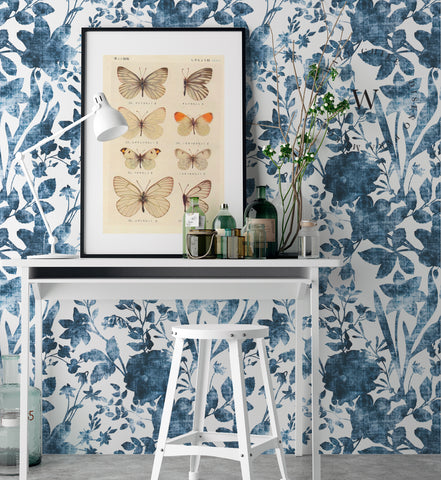 Vintage Flower Blue