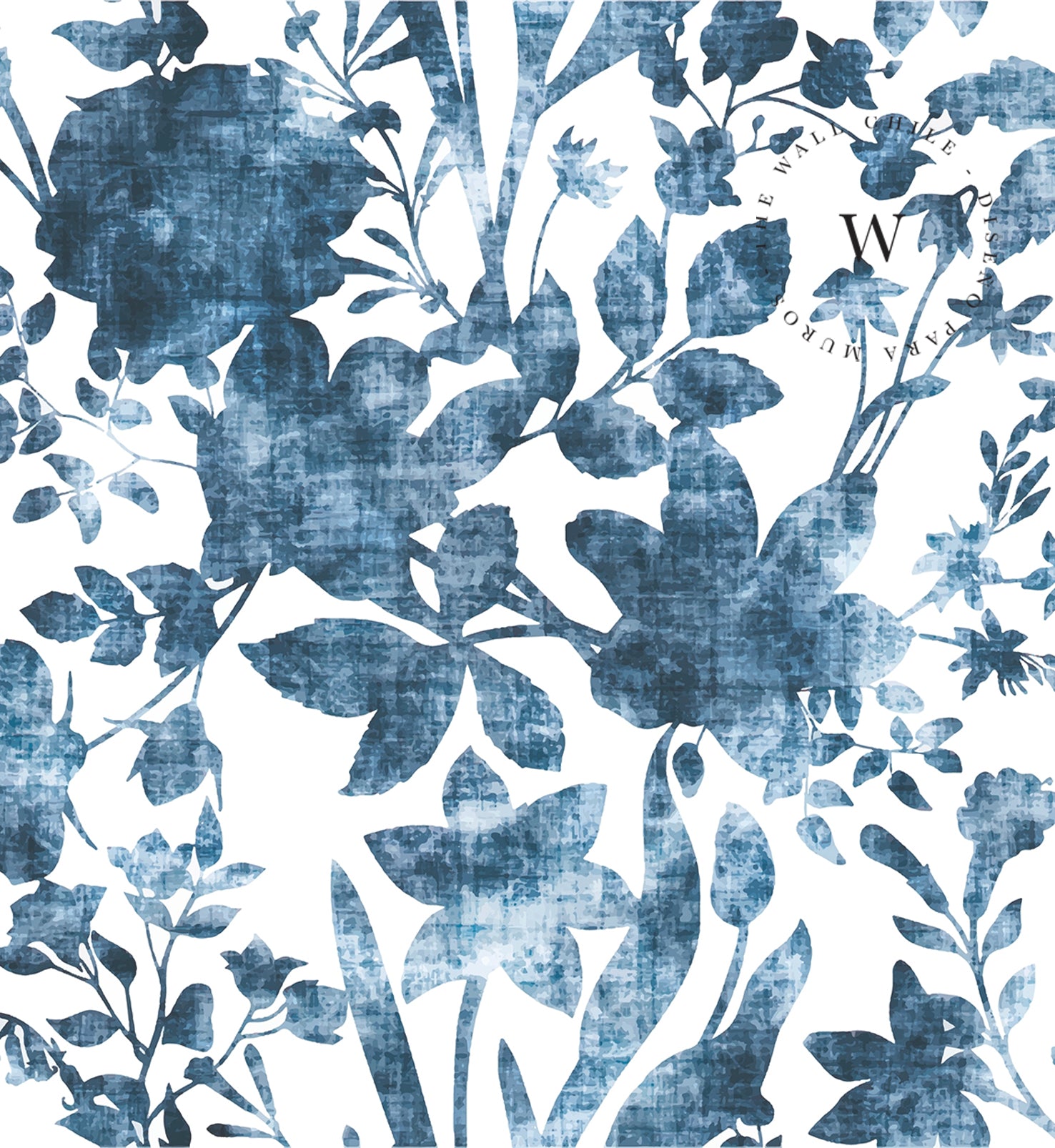 Vintage Flower Blue
