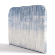 Respaldo de cama Cloud Flow Completo — vista lateral