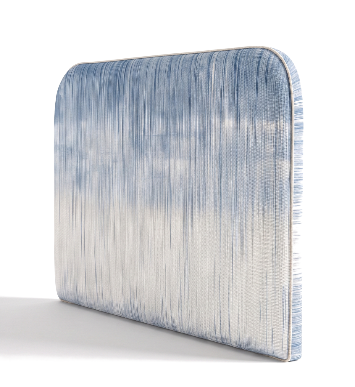 Respaldo de cama Cloud Flow Completo — vista lateral