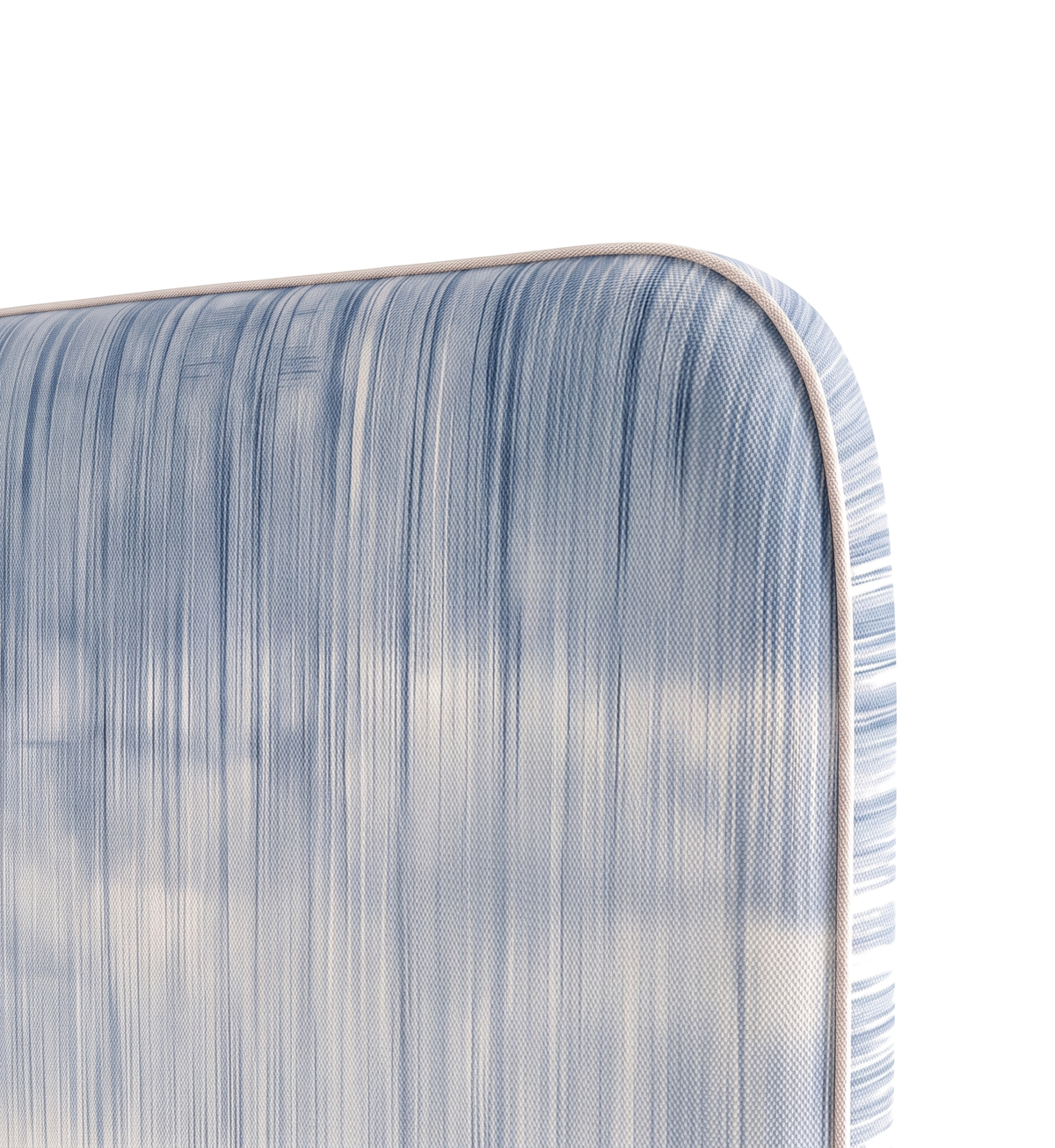 Respaldo de cama Cloud Flow Completo — detalle de la tela