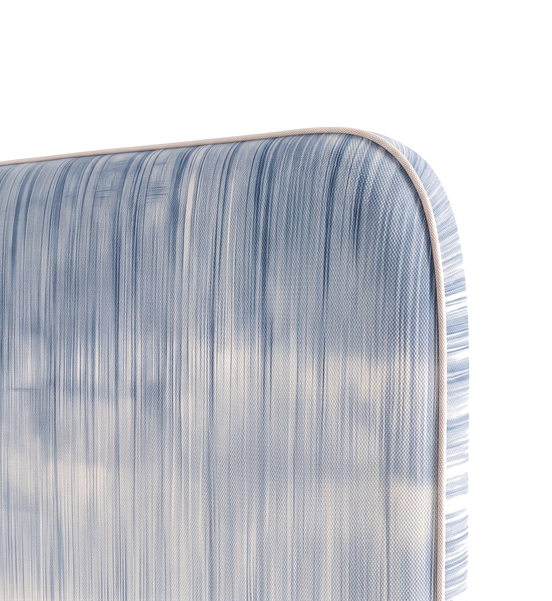 Respaldo de cama Cloud Flow Completo — detalle de la tela