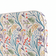 Respaldo de cama Color Botanic — detalle de la tela