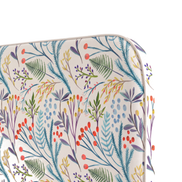 Respaldo de cama Color Botanic — detalle de la tela