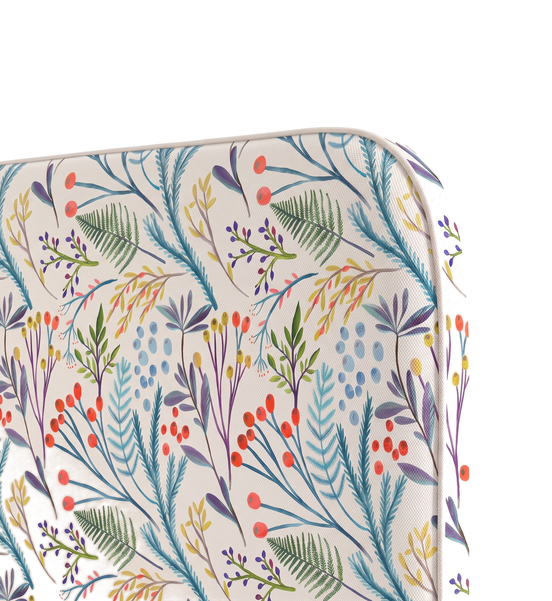 Respaldo de cama Color Botanic — detalle de la tela