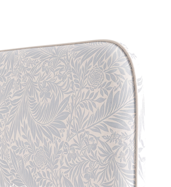Respaldo de cama Embroidery Mint — detalle de la tela