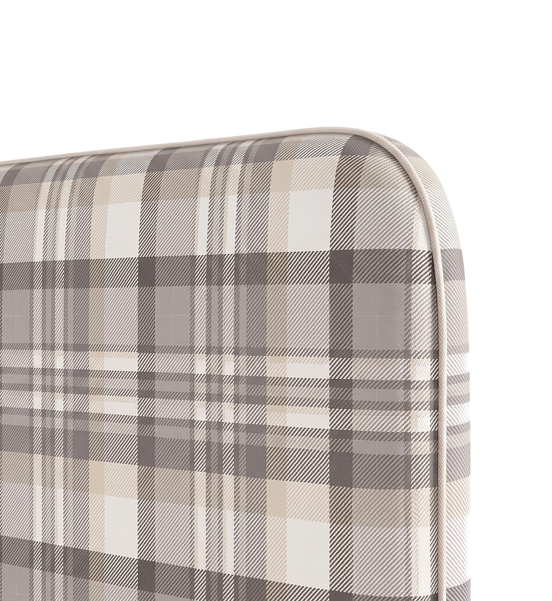 Respaldo de cama Escoces Tiled — detalle de la tela