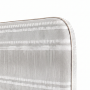 Respaldo de cama Etno Grey — detalle de la tela
