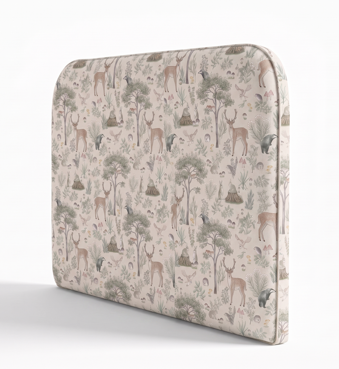Respaldo de cama Fantastic Forest Beige — vista lateral