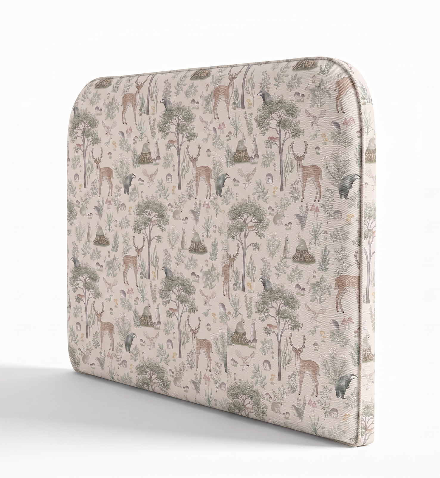 Respaldo de cama Fantastic Forest Beige — vista lateral
