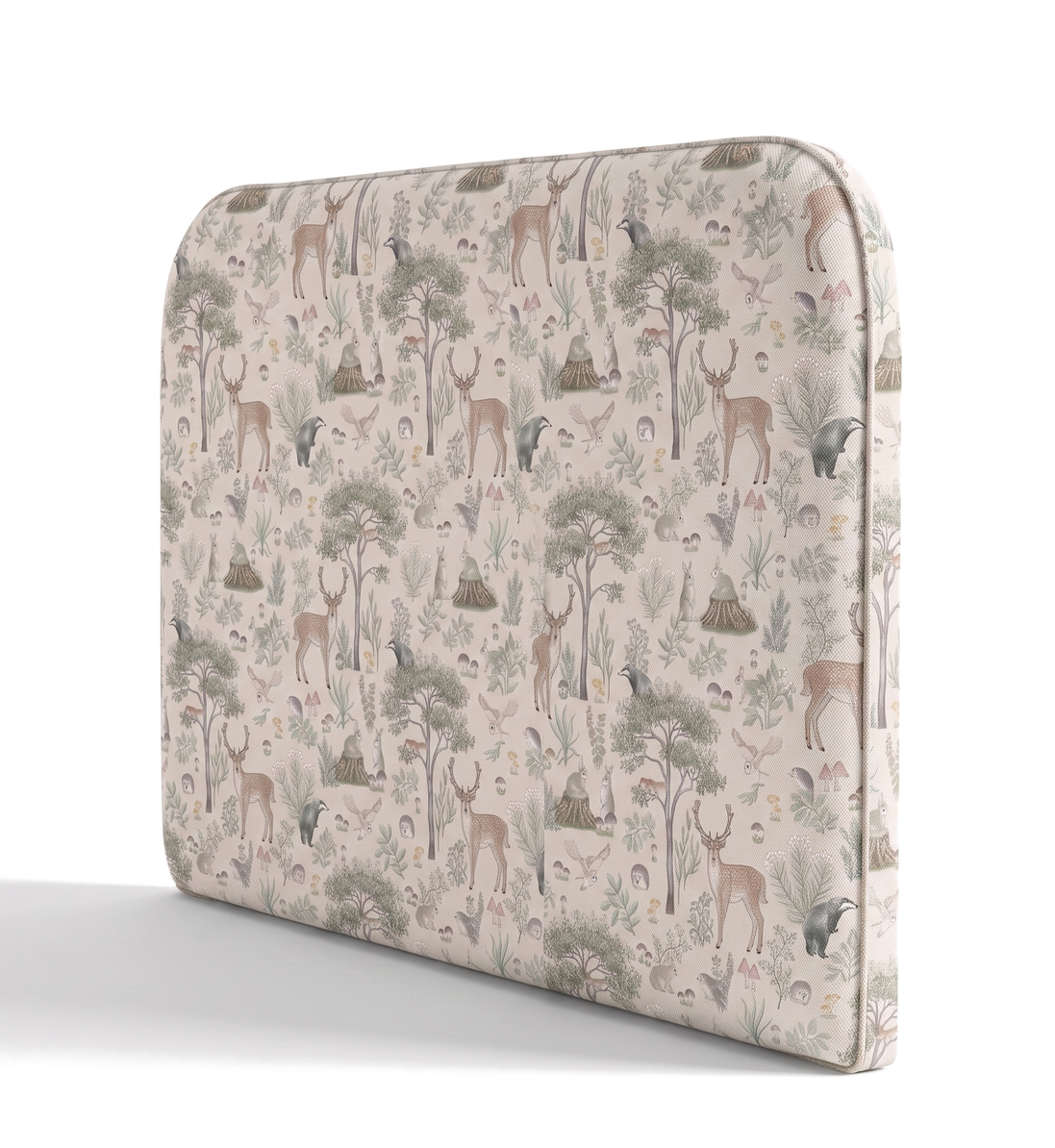Respaldo de cama Fantastic Forest Beige — vista lateral