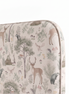 Respaldo de cama Fantastic Forest Beige — detalle de la tela