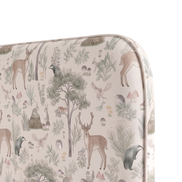 Respaldo de cama Fantastic Forest Beige — detalle de la tela