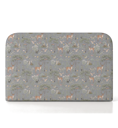 Respaldo de cama Fantastic Forest Blue — vista frontal