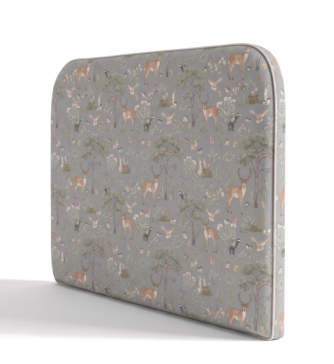 Respaldo de cama Fantastic Forest Blue — vista lateral