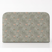 Respaldo de cama Fantastic Forest Green — vista frontal