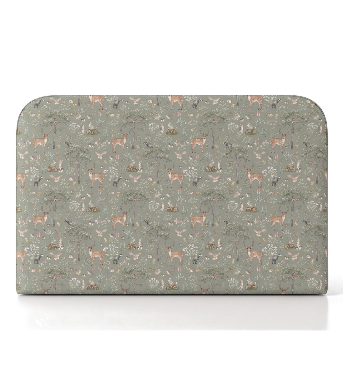 Respaldo de cama Fantastic Forest Green — vista frontal