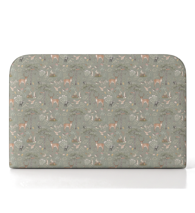 Respaldo de cama Fantastic Forest Green — vista frontal