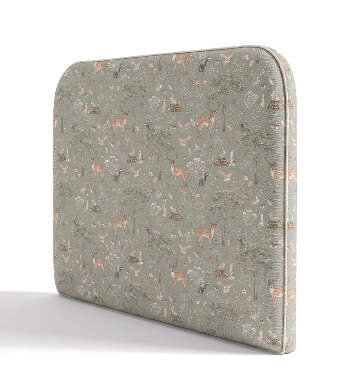 Respaldo de cama Fantastic Forest Green — vista lateral