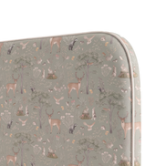 Respaldo de cama Fantastic Forest Green — detalle de la tela