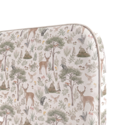 Respaldo de cama Fantastic Forest White — detalle de la tela