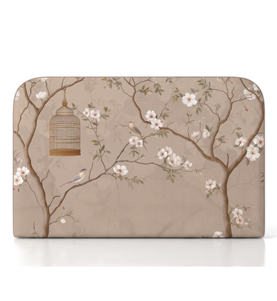Respaldo de cama Golden Blossom — vista frontal