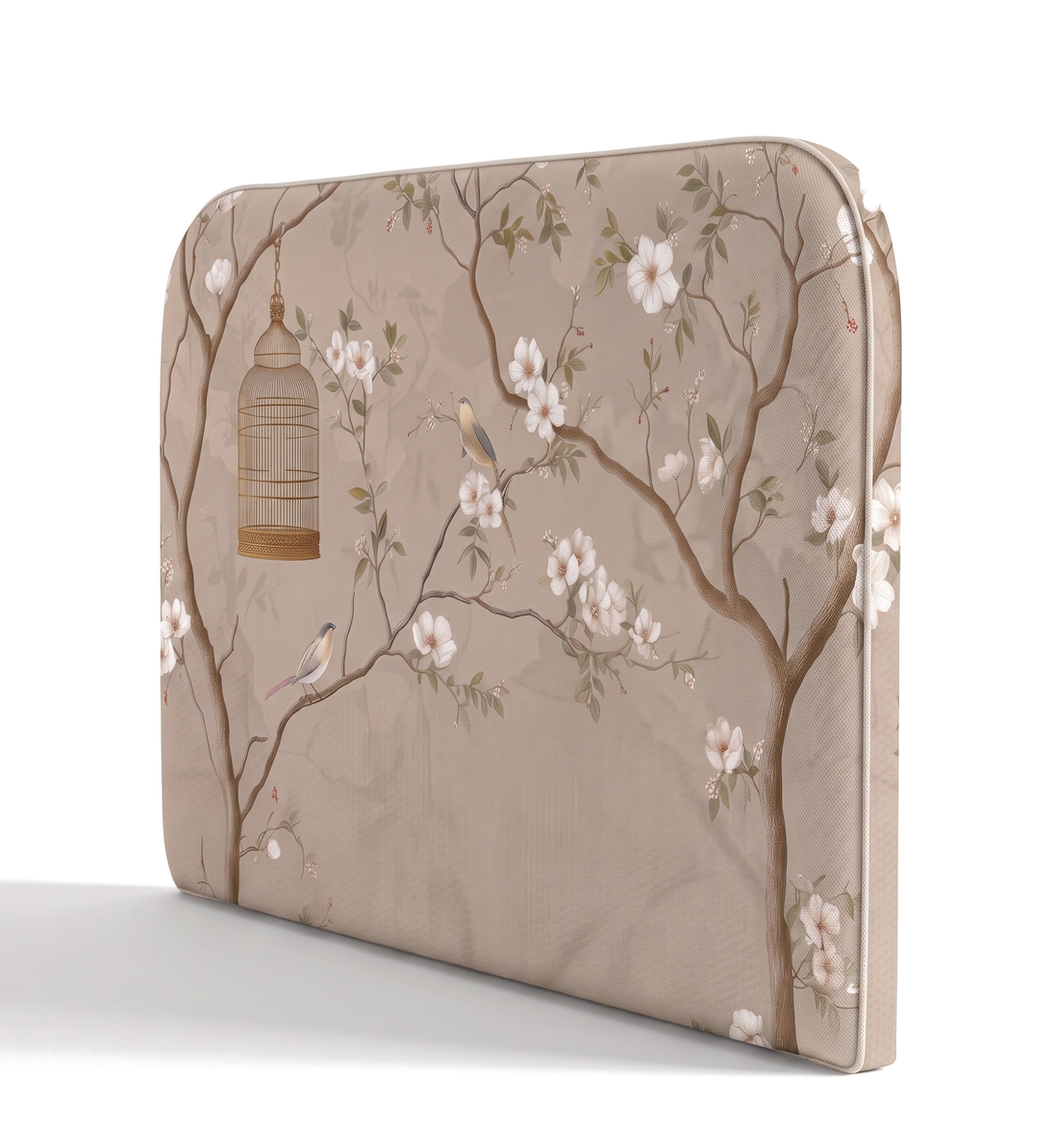 Respaldo de cama Golden Blossom — vista lateral