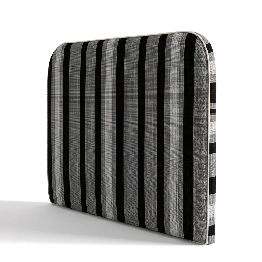 Respaldo de cama Graphite Lines — vista lateral