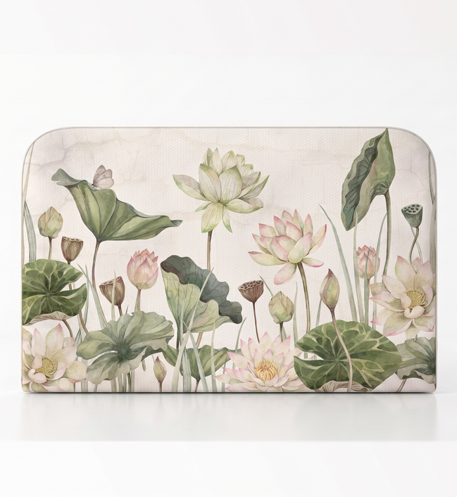 Respaldo de cama Lovely Water Lillies — vista frontal