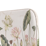 Respaldo de cama Lovely Water Lillies — detalle de la tela